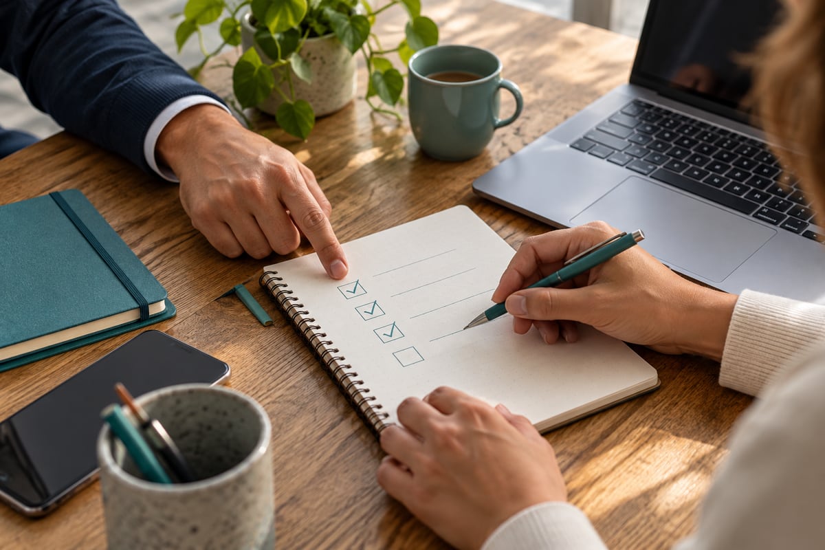 Collega’s maken samen een praktische checklist